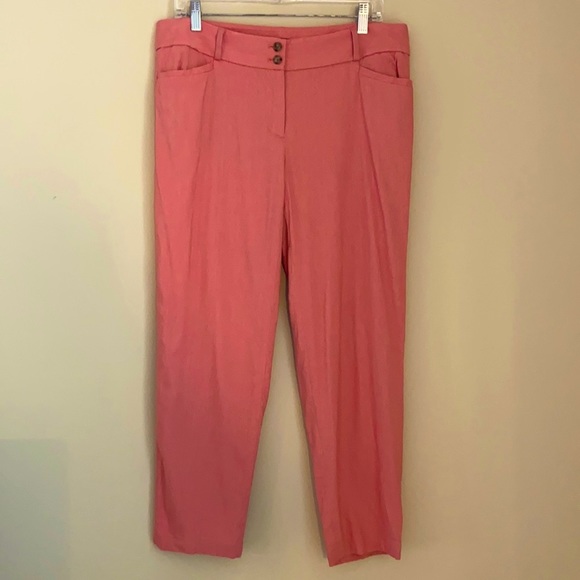Loft - Marisa Linen Blend Pant - Picture 3 of 6